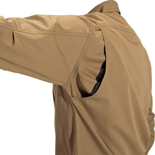 BA-8035 長袖シャツ 商品コード:BA-8035 背面プリーツ