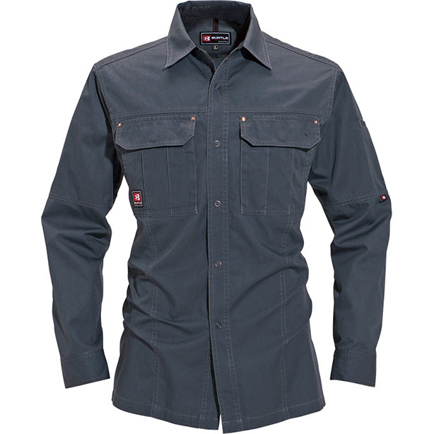 BA-8035 長袖シャツ 商品コード:BA-8035 色:クーガー(一覧表示用)