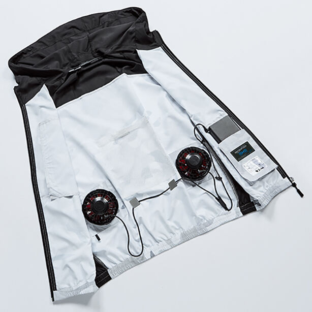 Z-DRAGON ミリタリーテイストフード付き空調服™ベスト【フルセット】
