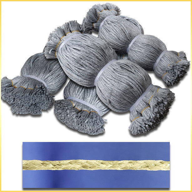 シート組紐 激安4000本セット 商品コード:KUS-SH-4000S 色:グレー(一覧表示用)