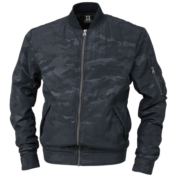 コーコス G-7111 防寒フライトジャケット 商品コード:CC-G-7111 色:チャコールカモフラ(一覧表示用)