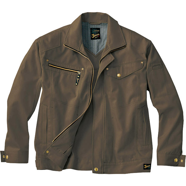 Jawin 51500 発熱加工ジャンパー 商品コード:JC-51500 色:ブラウン(オプション表示用)