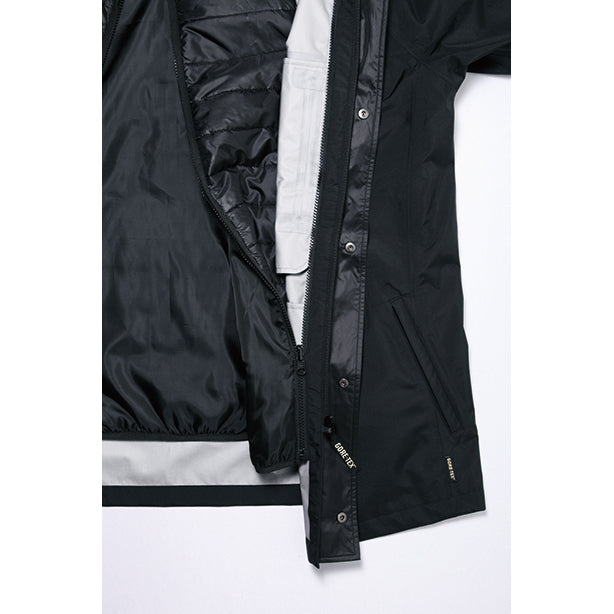 GORE-TEX® 3WAY防寒コート 商品コード:AC-51023 優れた防水性ファスナー