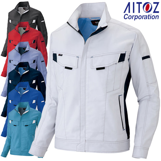 AZ-6801 AITOZ帯電防止ムービンカット長袖ブルゾン【秋冬】【男女兼用】 AZ-6801(オプション表示用)