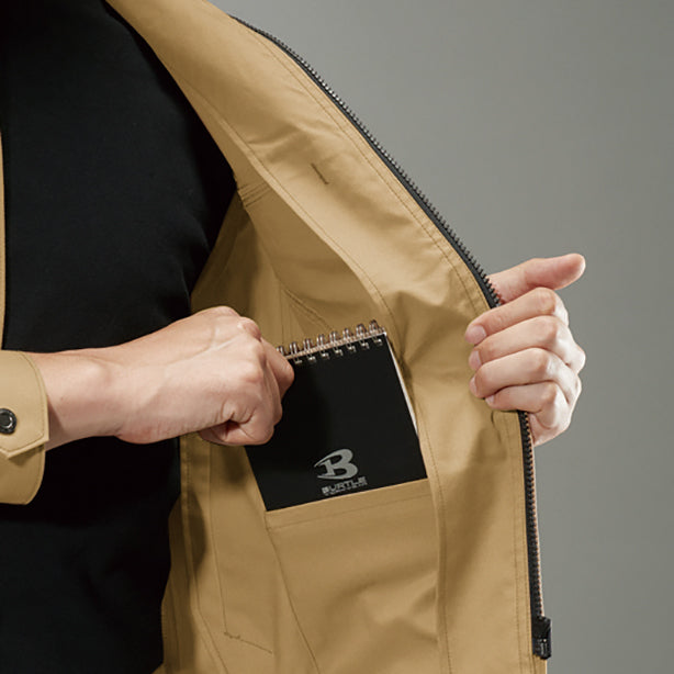 BURTLE クレイジーストレッチ 7051シリーズ ジャケット【秋冬】【ユニセックス】 商品コード:BA-7051 左側内ポケット