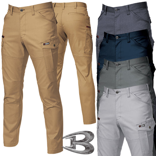 BURTLE クレイジーストレッチ 7051シリーズ カーゴパンツ【秋冬】 BA-7052(オプション表示用)