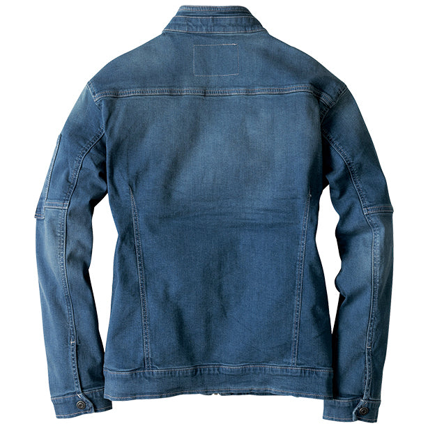 現場服 2800 ストレッチデニムブルゾン【秋冬】 商品コード:XE-2800 バックスタイル