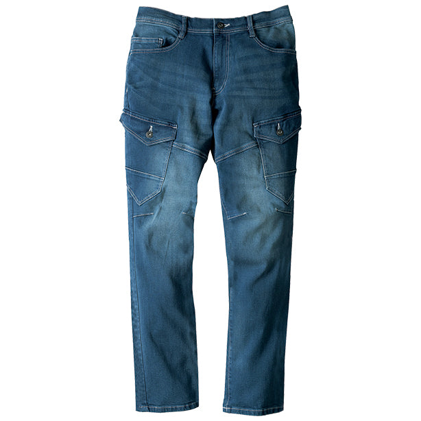 現場服 2803 ストレッチデニムカーゴパンツ【秋冬】 商品コード:XE-2803 正面