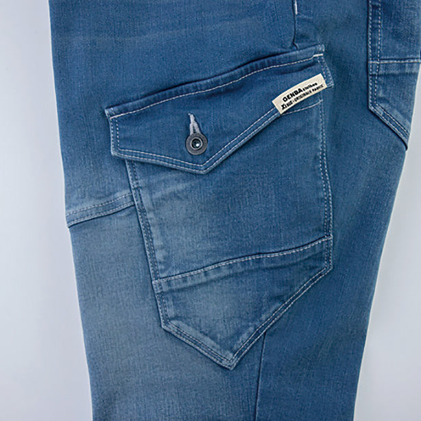 現場服 2803 ストレッチデニムカーゴパンツ【秋冬】 商品コード:XE-2803 カーゴポケット