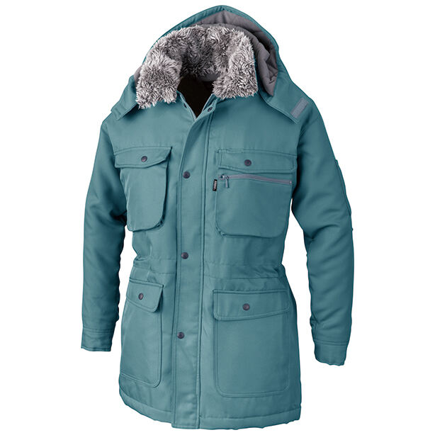 XE-171KB【警備用】ベーシックスタイルの防寒コート 商品コード:XE-171KB 色:ブルー(一覧表示用)