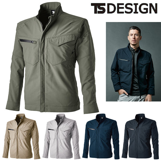 TS DESIGN 4616  エコハイブリッドダブルクロスジャケット TSD-4616(オプション表示用)
