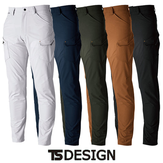 TS DESIGN 5614 TS4Dエコダブルクロスメンズカーゴパンツ TSD-5614(オプション表示用)