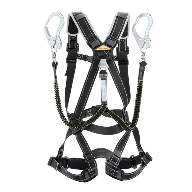墜落制止用器具 フルハーネス型伸縮式ダブル(フルセット)【トーヨーセフティー】