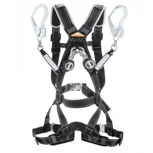 墜落制止用器具 フルハーネス型小型巻取式ロック装置付きダブル(フルセット)【トーヨーセフティー】