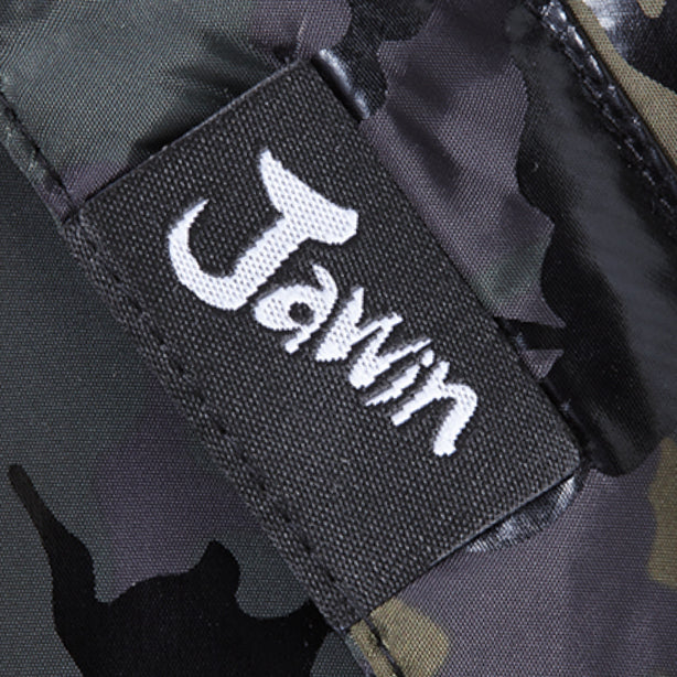 JAWIN 58710 光沢カモフラ防寒ベスト 商品コード:JC-58710 ロゴタグ