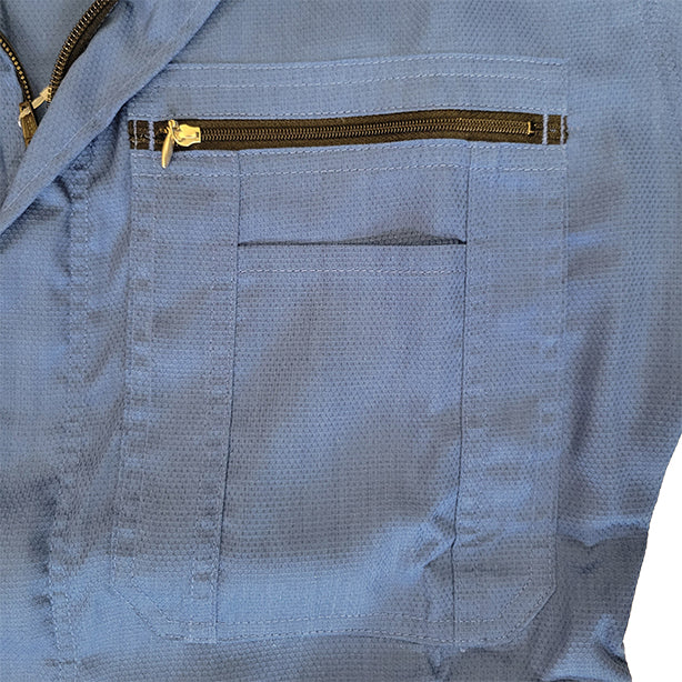AUTO-BI YD-24031 春夏プロ仕様腰のびのびつなぎ服