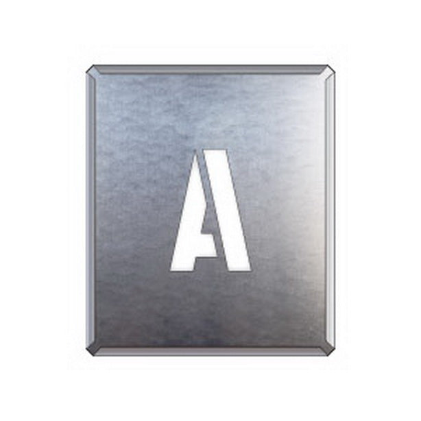 アルファベット吹付け用プレート1枚入り( A~Z )