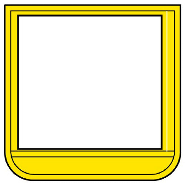 ポケット胸章 黄