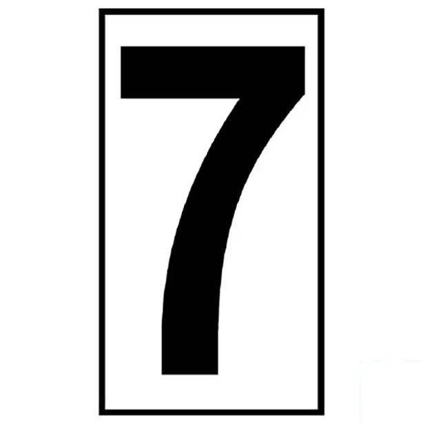 予告・説明看板日付マグネット 7