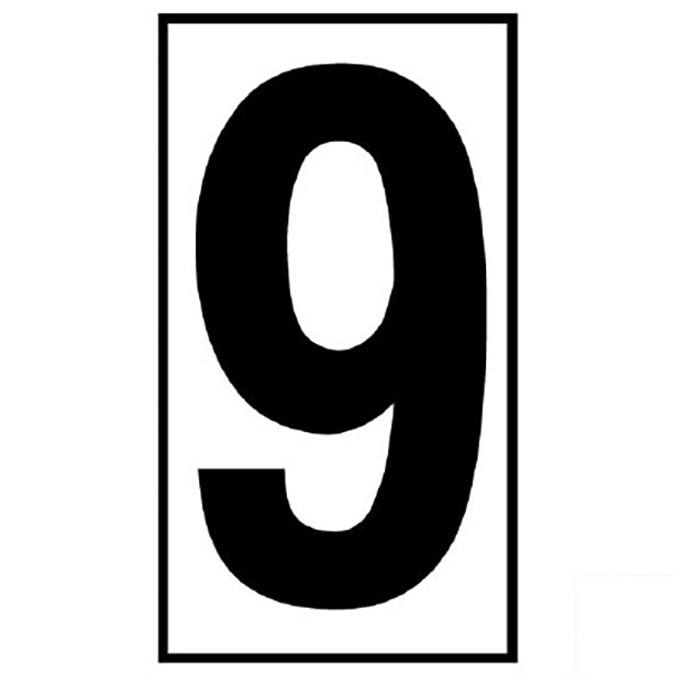 予告・説明看板日付マグネット 9