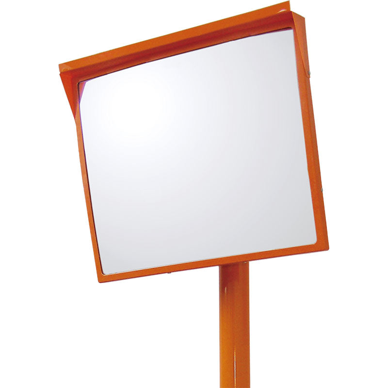 カーブミラー(角型反射鏡・アクリル)ポールセット