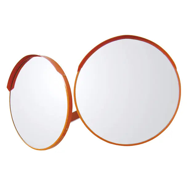 カーブミラー2面丸型反射鏡(アクリル製)