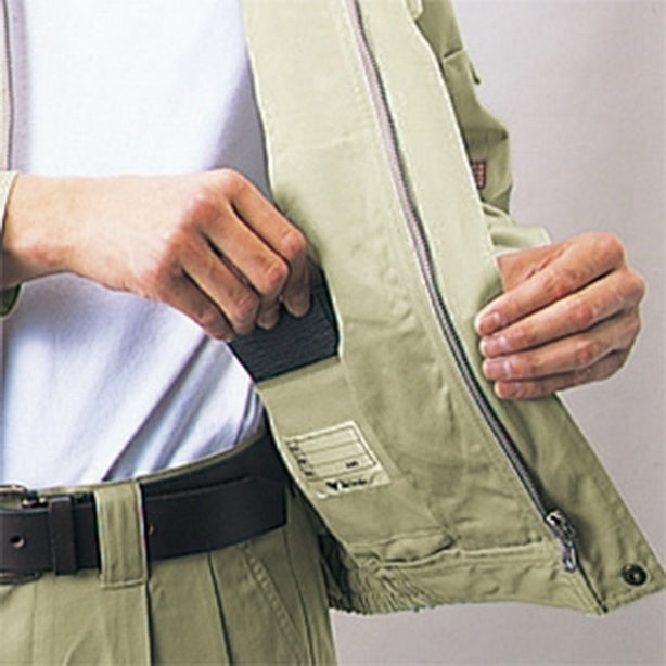 JC-42000 自重堂の長袖ブルゾン 商品コード:JC-42000 左側内ポケット