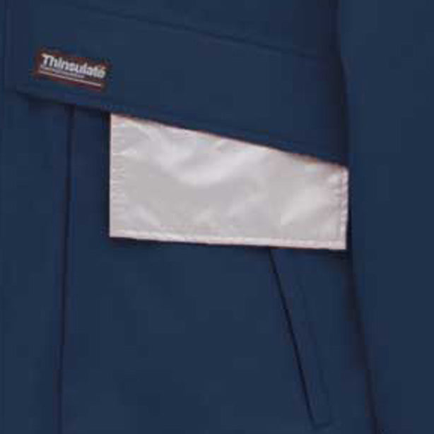 防水極寒コート 商品コード:AC-59001 再帰反射テープ