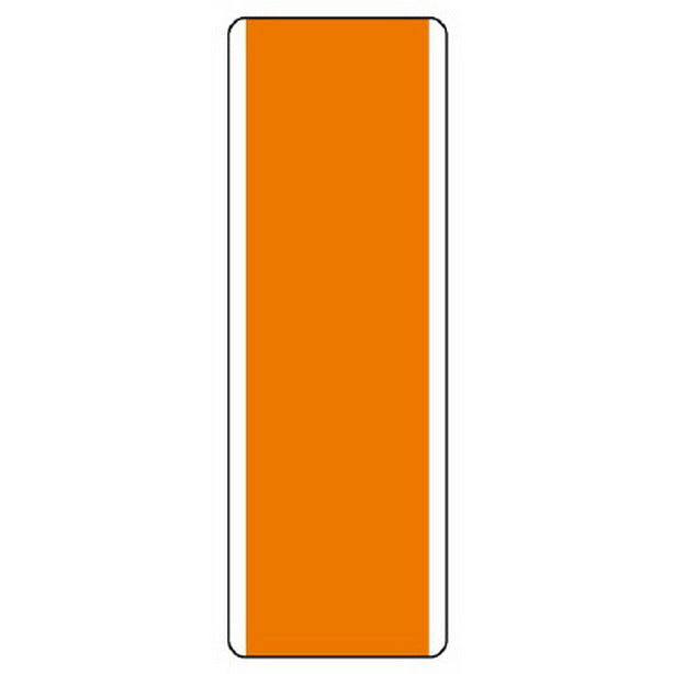 短冊型標識 (オレンジ)無地