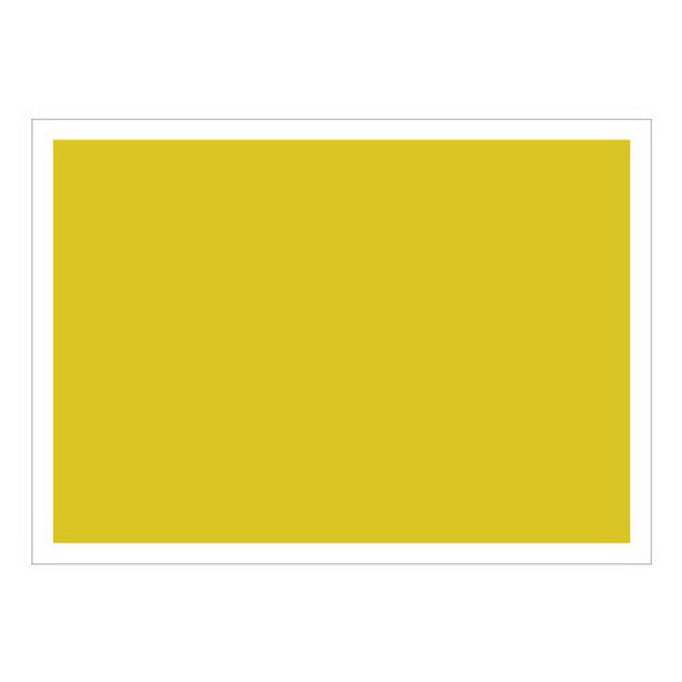 ゼッケンステッカー背中用 黄色無地