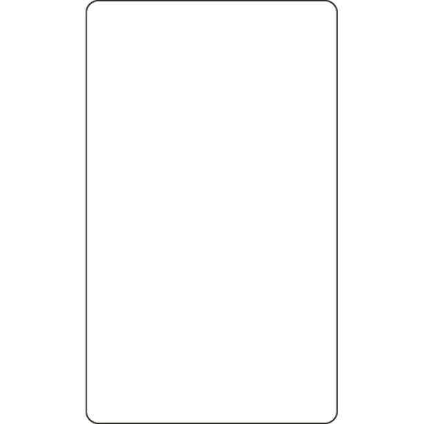 交通構内標識 白無地