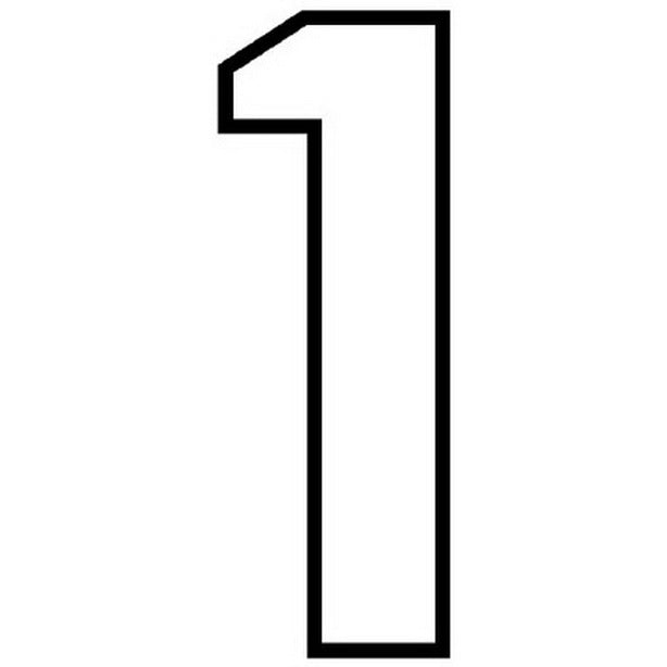 路面用番号表示 1 天地280 白