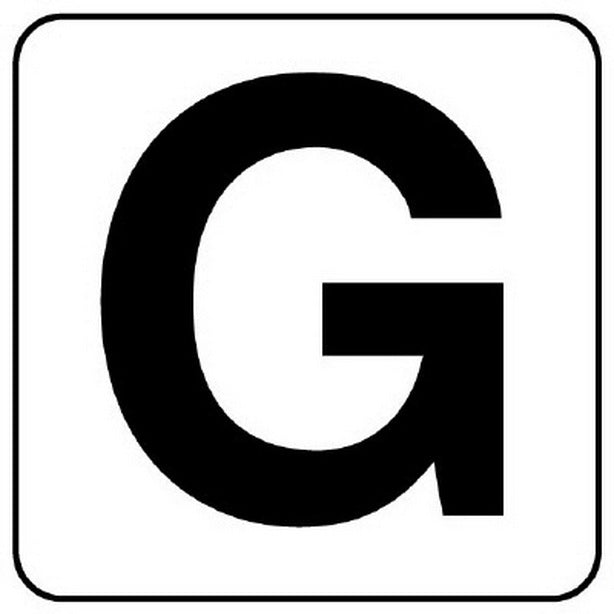 アルファベットステッカーG(5枚入)