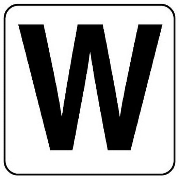 アルファベットステッカーW(5枚入)