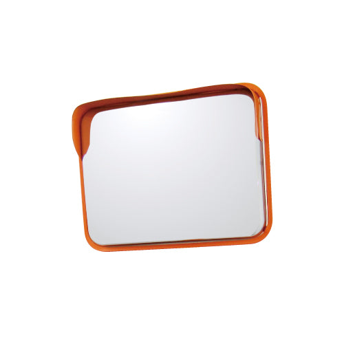 カーブミラー ポール角型反射鏡(ステンレス製)