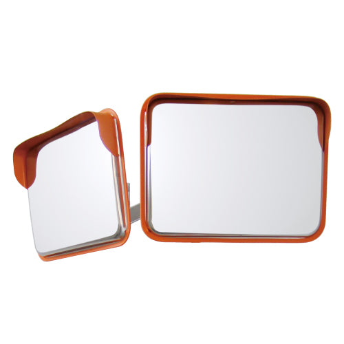 カーブミラー角型2面鏡ステンレス製