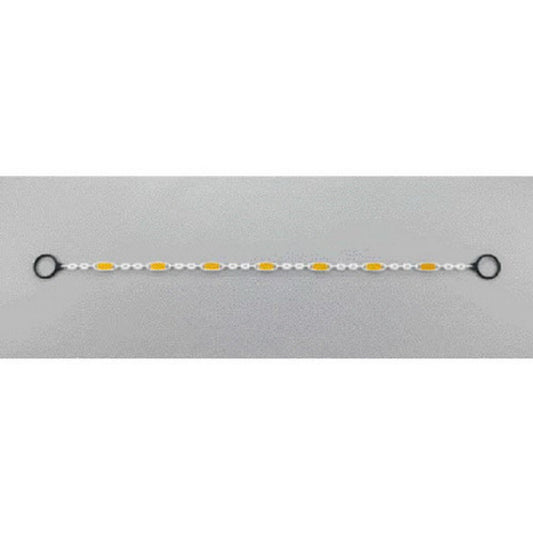 反射チェーン 白 リング付