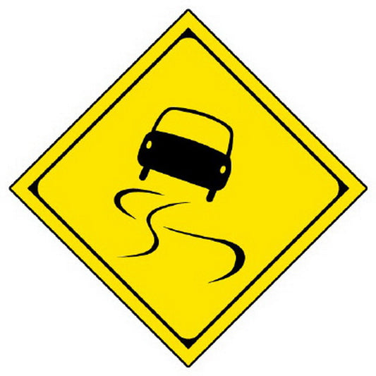 警戒標識 209 すべりやすい