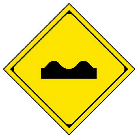 警戒標識 209の3 路面凸凹あり