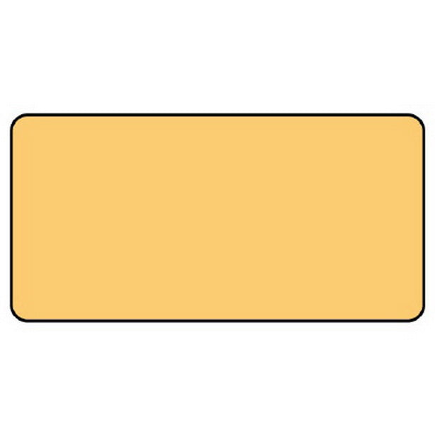 配管ステッカー うすい黄無地