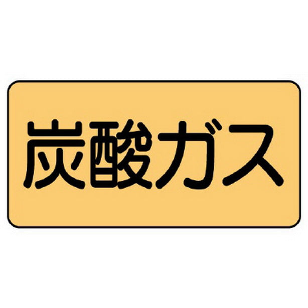 配管ステッカー 炭酸ガス