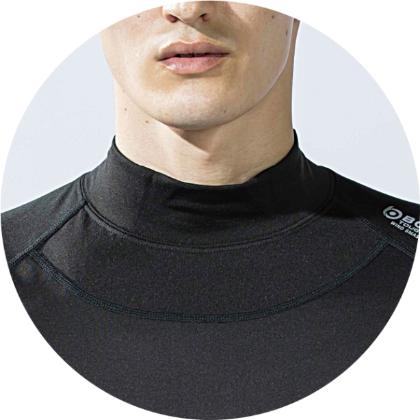 メーカー:OTAFUKU 品名&品番:OTAFUKU BODY TOUGHNESS OT-JW-196 風を通さずあたたかい防風ハイネックコンプレッション ハイネック