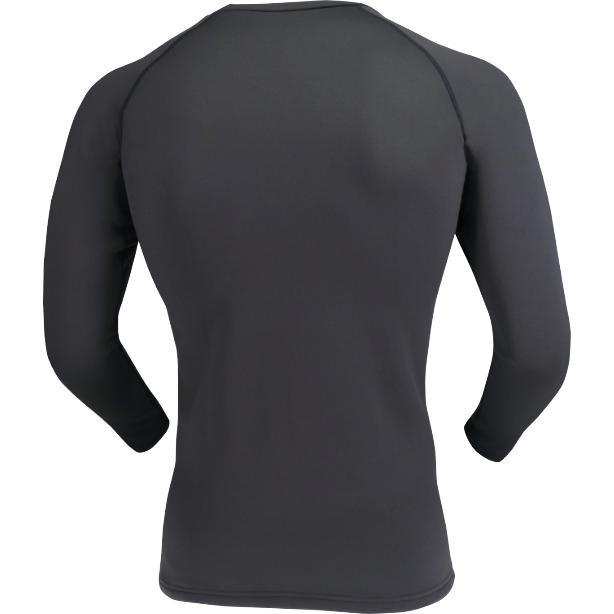 メーカー:OTAFUKU 品名&品番:OTAFUKU OT-JW-254 BODY TOUGHNESS 蓄熱+厚地の最強保温コンプレッション カラー:アッシュブラック(バックスタイル)