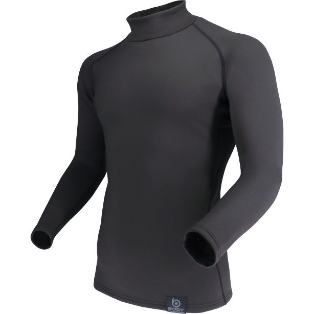 メーカー:OTAFUKU 品名&品番:OTAFUKU BODY TOUGHNESS OT-JW-256 蓄熱+厚地の最強保温ハイネックコンプレッション(オプション表示用) カラー:アッシュブラック