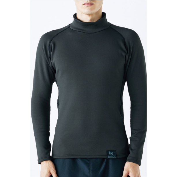 メーカー:OTAFUKU 品名&品番:OTAFUKU BODY TOUGHNESS OT-JW-256 蓄熱+厚地の最強保温ハイネックコンプレッション 着用イメージ2