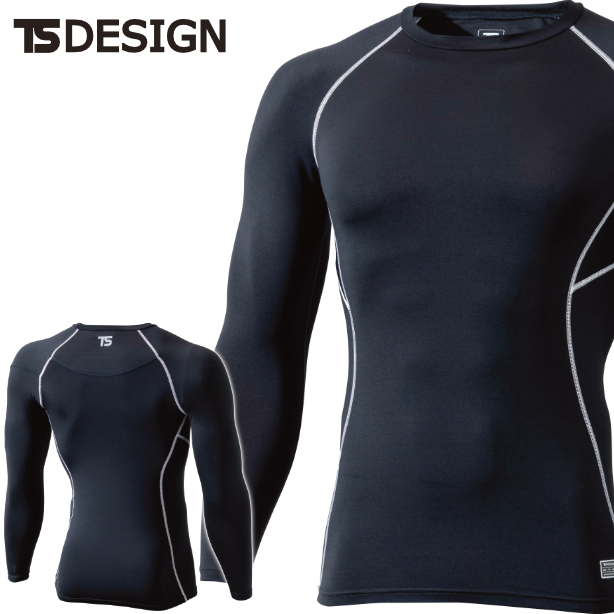 メーカー:TS_DESIGN 品名&品番:TS DESIGN TSD-82251 制電あったかコンプレッション(オプション表示用)