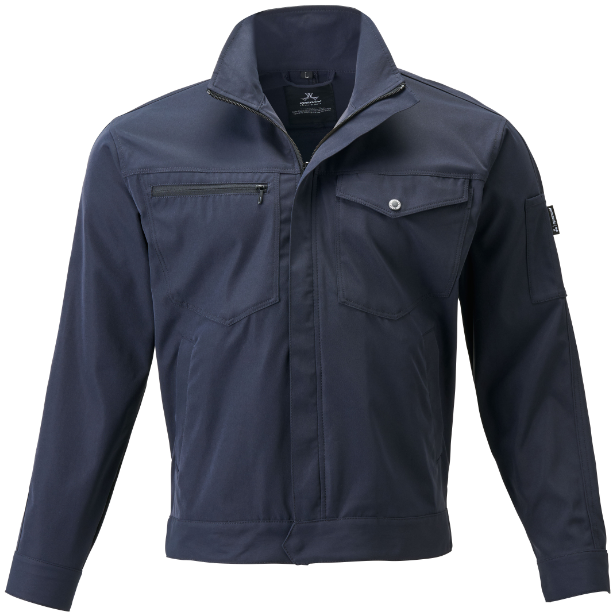 メーカー:ATACKBASE 品名&品番:APEX WIN ATC-19034 帯電防止ストレッチブルゾン APEXWIN(一覧表示用)  カラー:ネイビー