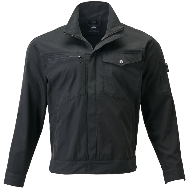 メーカー:ATACKBASE 品名&品番:APEX WIN ATC-19034 帯電防止ストレッチブルゾン APEXWIN(一覧表示用)  カラー:ブラック