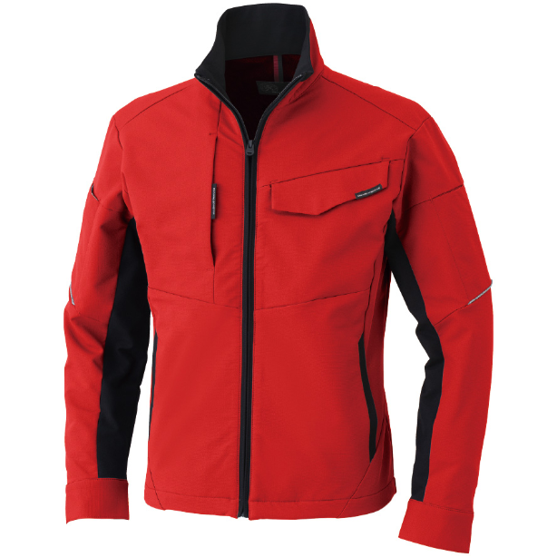 メーカー:CO_COS 品名&品番:CO-COS CC-A-7160 秋冬最強のびのびストレッチブルゾン ANDARESCHIETTI(オプション表示用)  カラー:レッド(ブラック)