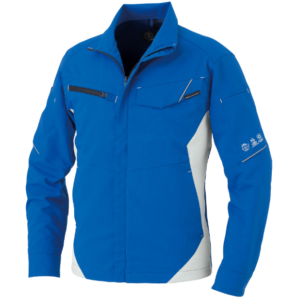 メーカー:CO_COS 品名&品番:CO-COS CC-AE-8190 秋冬SDGsサステナブル裏綿ブルゾン(オプション表示用)  カラー:ブルー